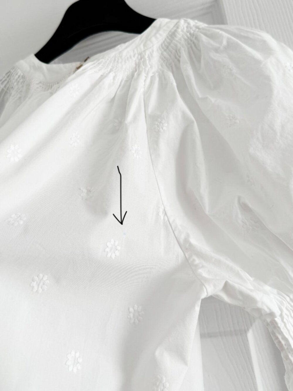 Ulla Johnson "Lennie" Embroidered White Cotton Top, size 4 - Picture 10 of 13